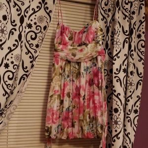 Spring floral dress